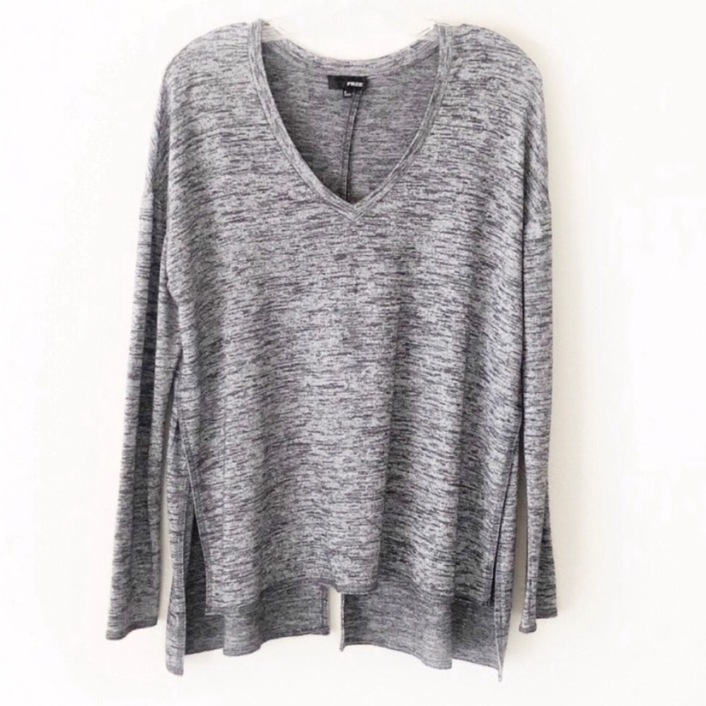 ARITZIA WILFRED space dye knit oversized tunic top